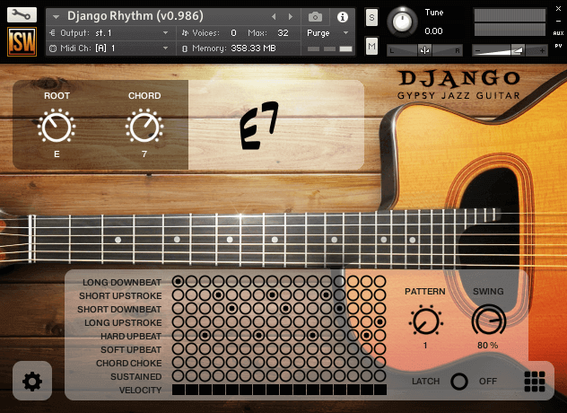 Django gypsy store jazz guitar kontakt