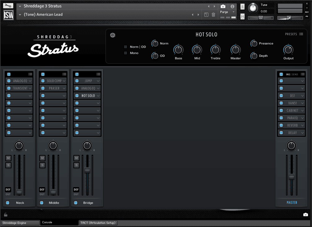 shreddage 3 stratus metal