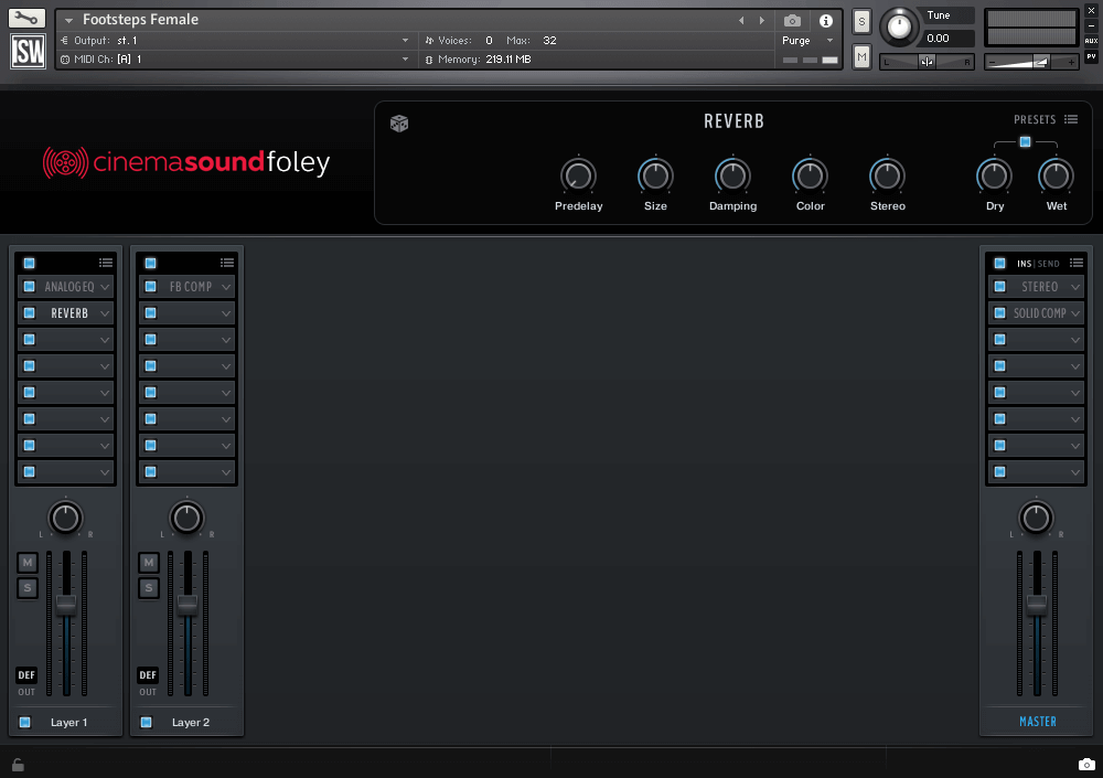 Cinema Sound Foley Library Pluginsmasters