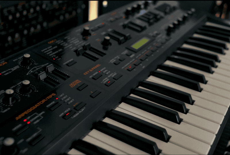 Photo of a retro JP-8000 synth