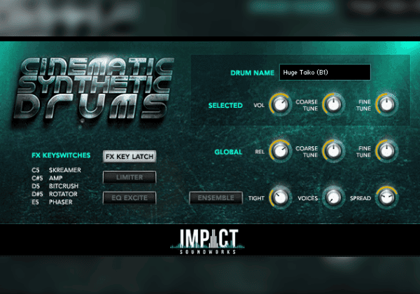 Cinematic Synthetic Drums Featured Image